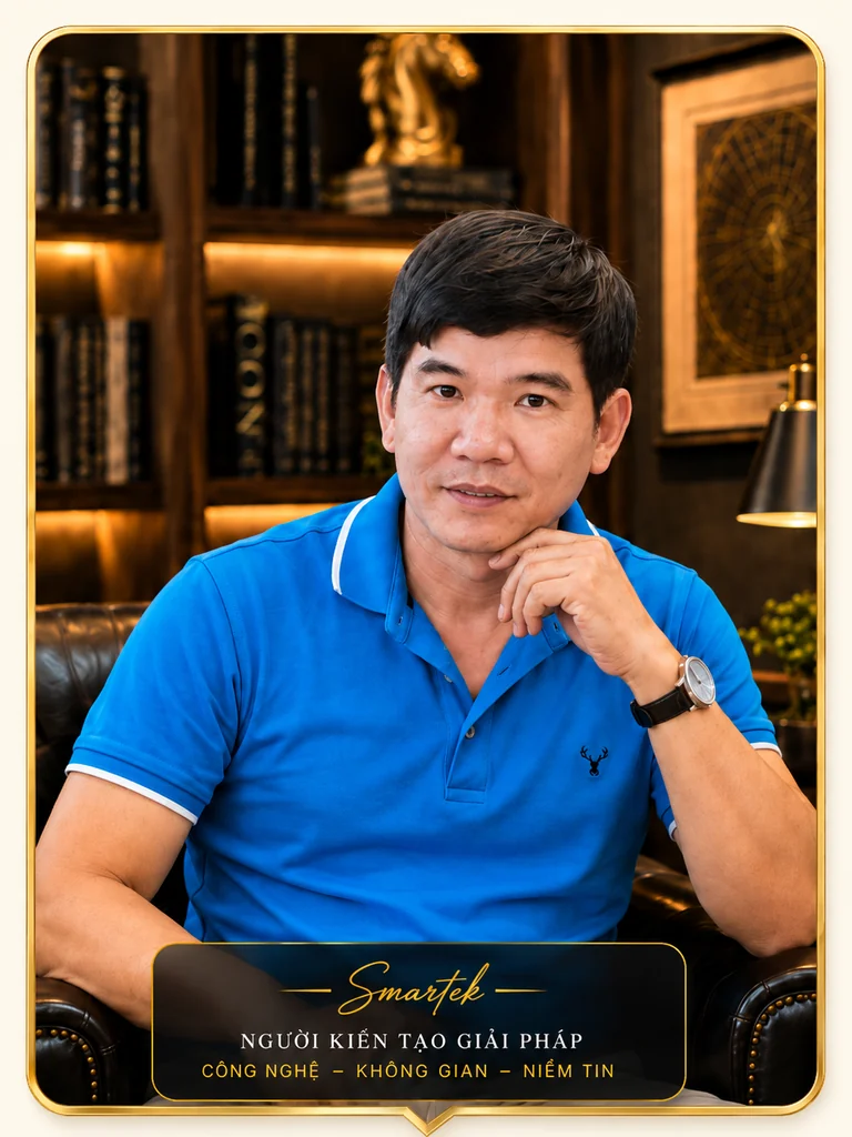 Lý Quốc Tân trong không gian làm việc gần gũi