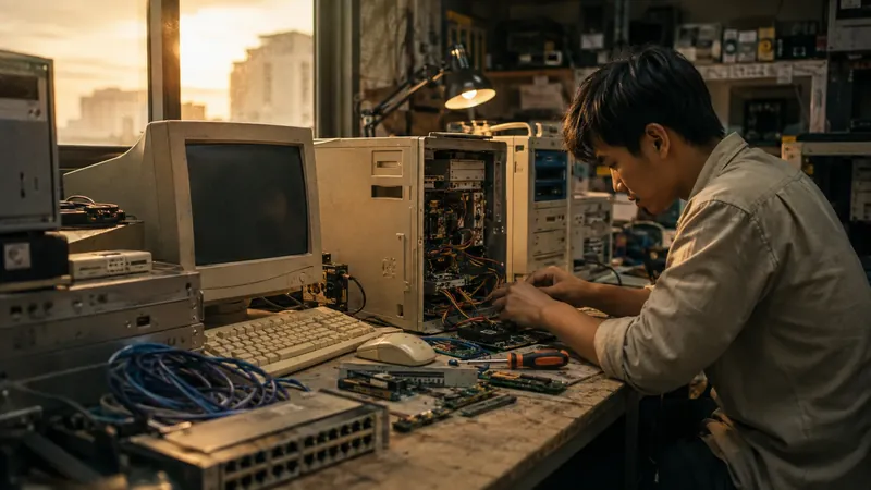 Những ngày đầu học công nghệ thông tin và làm quen với máy tính