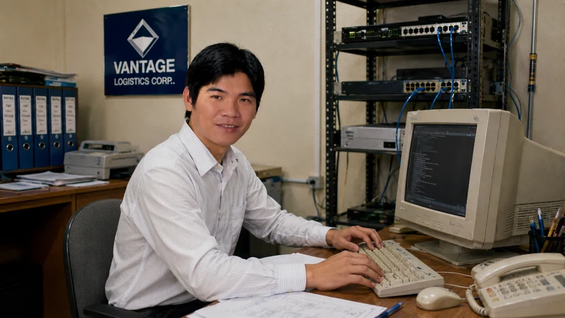 Những năm đầu tôi bắt đầu công việc quản trị hệ thống tại Vantage Logistics.