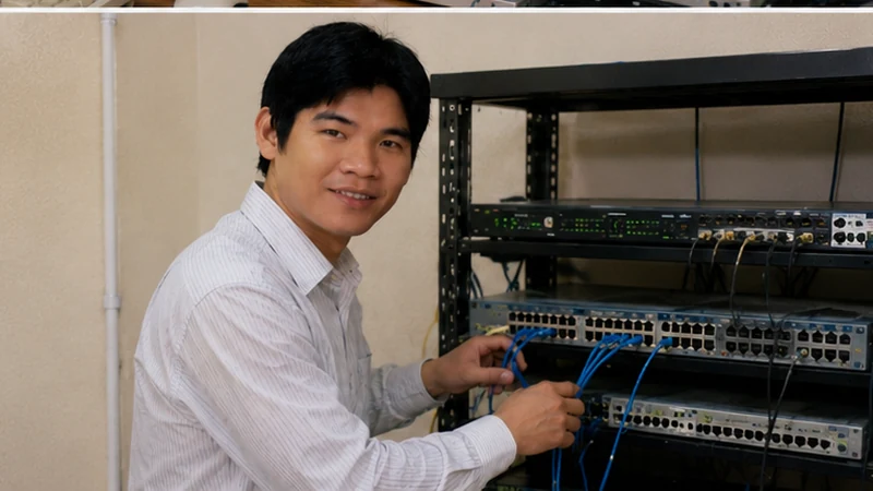 Hệ thống mạng thời điểm đó còn khá đơn giản so với hạ tầng doanh nghiệp ngày nay.