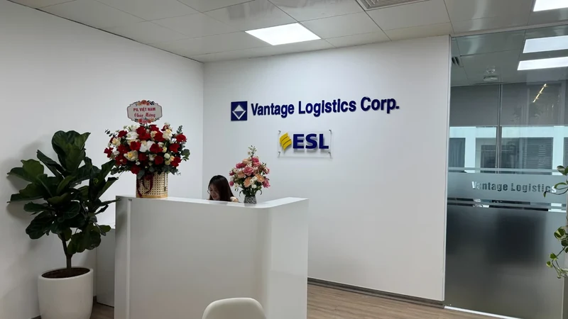 Văn phòng Vantage Logistics sau khi hoàn thiện