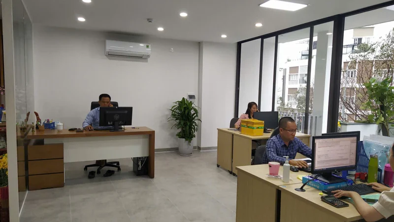 Văn phòng Vantage Logistics sau khi hoàn thiện và đưa vào sử dụng