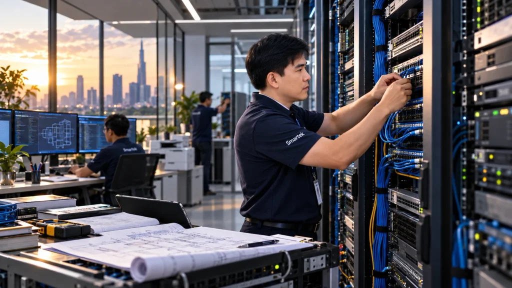 Kinh nghiệm triển khai hạ tầng mạng và hệ thống server trước khi xây dựng Smartek